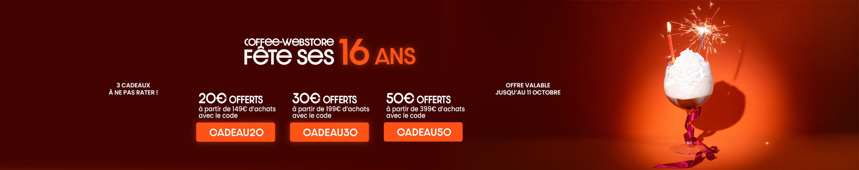 16 ans de Coffee-Webstore